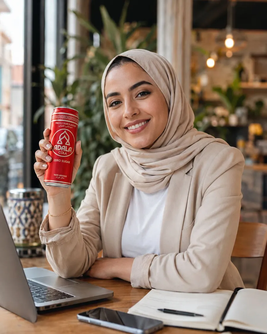 سفيرة في شرفة مع أدالة كولا